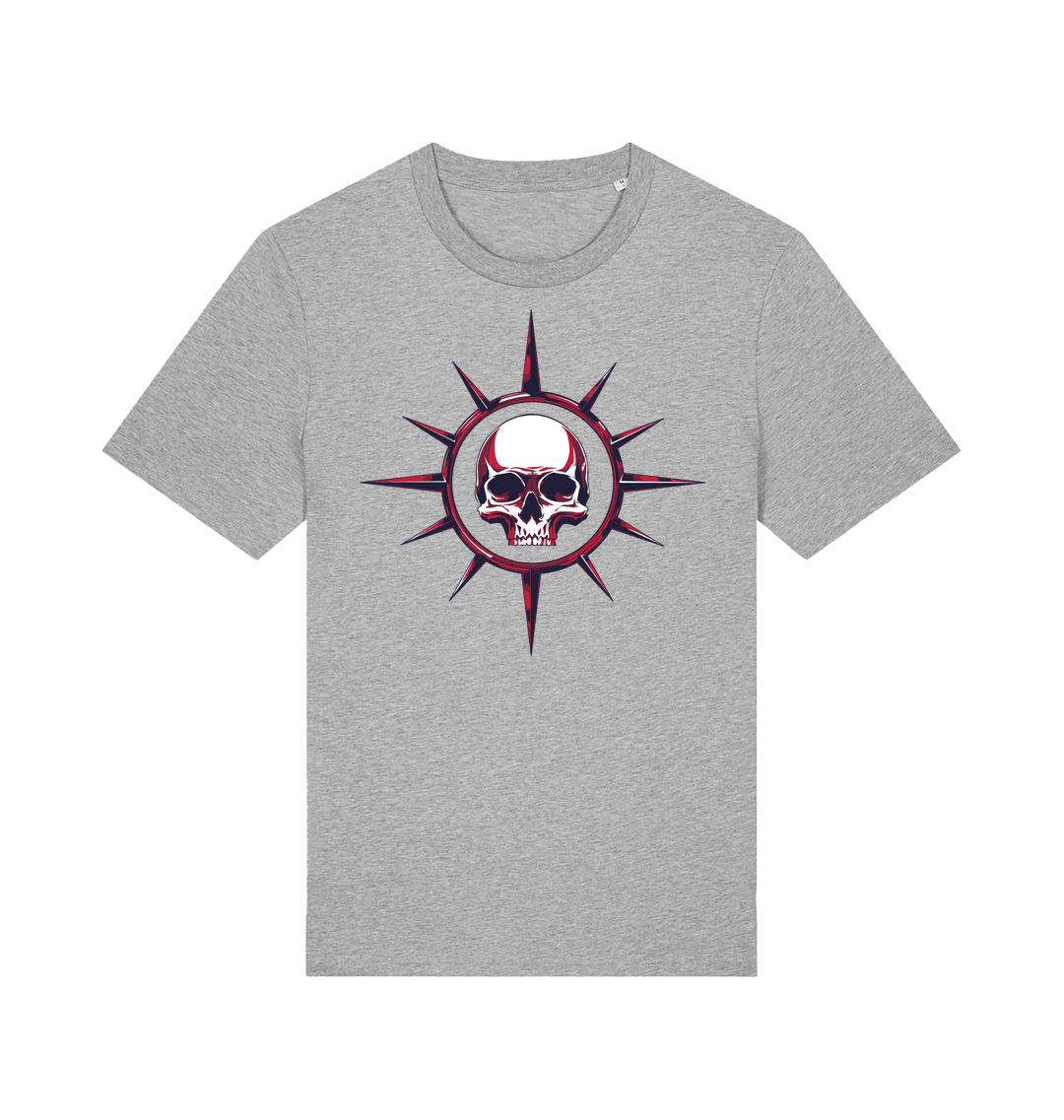 Heather Grey Printed T-shirt Front